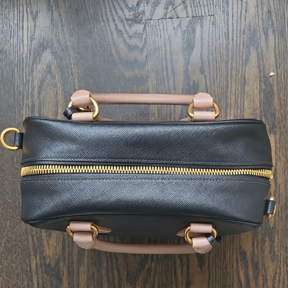 PRADA Saffiano Lux Square Satchel - Picture 11 of 12